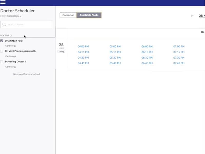 Insta Software Doctor Scheduler
