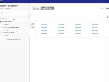 Insta Software Doctor Scheduler