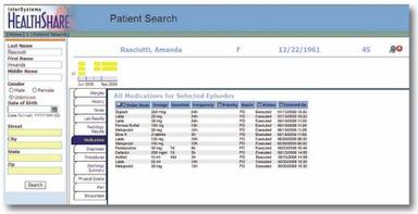 InterSystems HealthShare Patient search