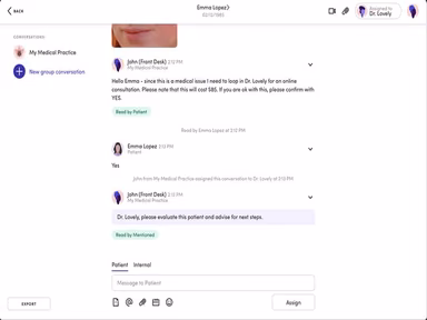 Klara conversation