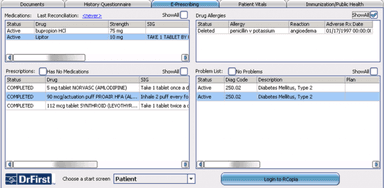 Liquid EHR e-prescribing