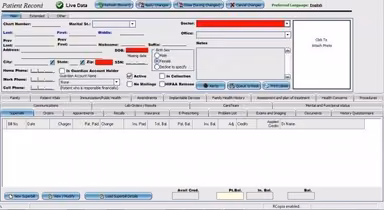 Liquid EHR Patient record