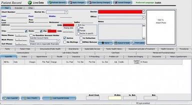 Liquid EHR Patient record