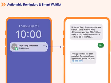 Luma Health Reminders
