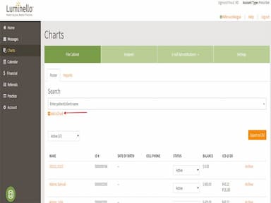 Luminello Software Charts