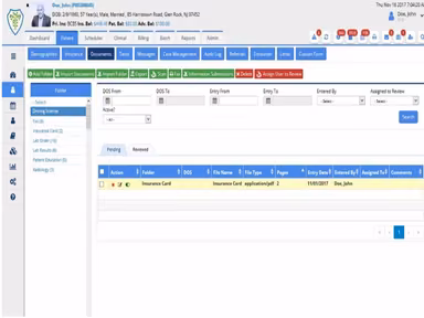 Patient documents
