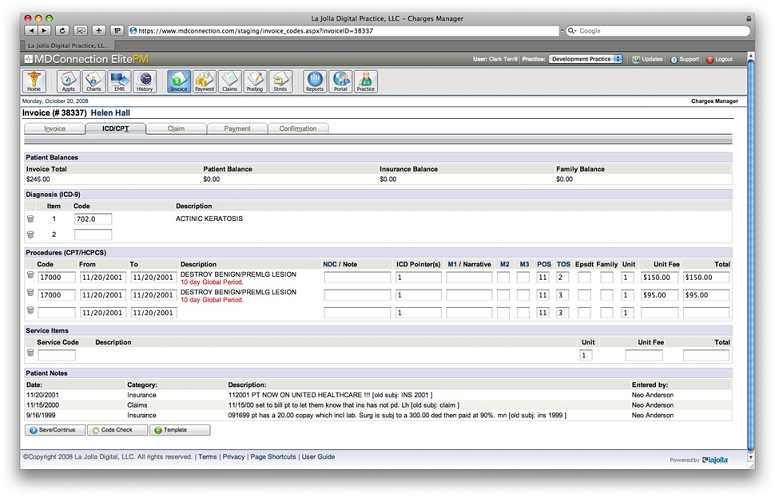 MDConnection Practice Management Software