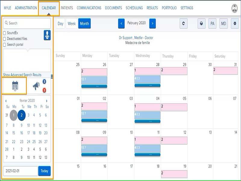 MYLE Calendar