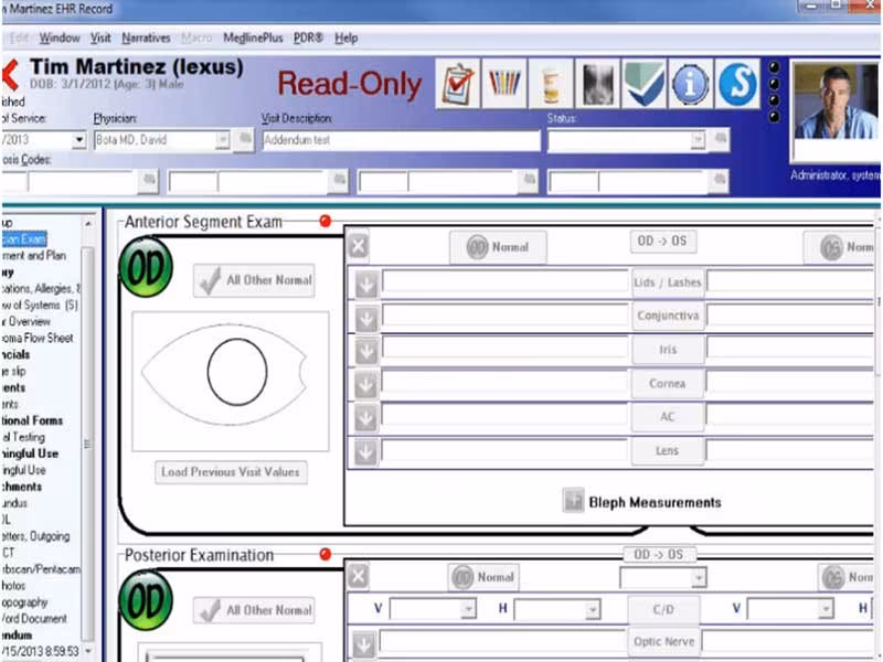 ManagementPlus Patient Record