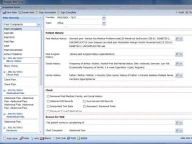 Medgen EHR Encounter Forms