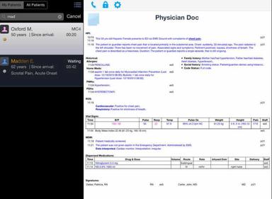 MEDHOST EMR Patient information