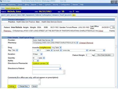 MedLedger E Prescribing
