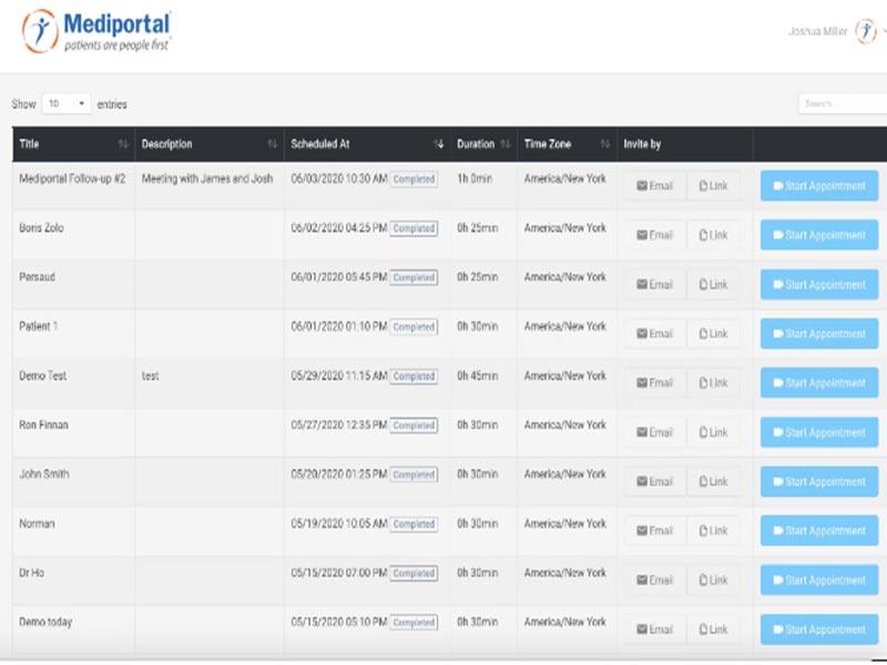 Schedule Screen