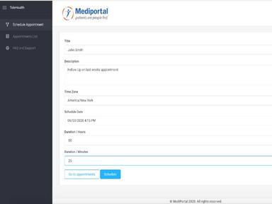 Create an Appointment