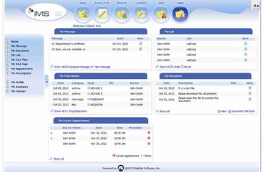Meditab - Dashboard