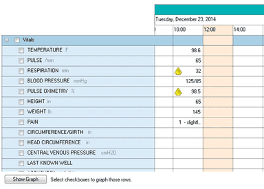 Medsphere Systems Flow sheets