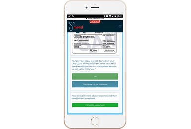 Mend - Payment Information