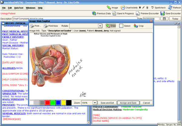 MeridianEMR, Inc Software