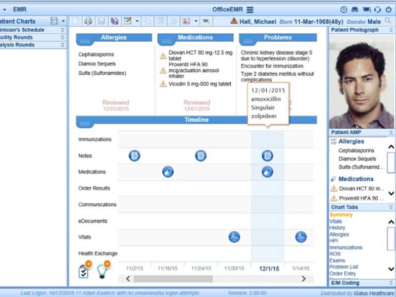 OfficeEMR Timeline