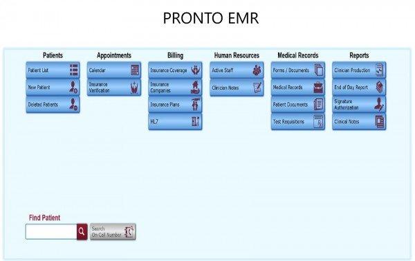 PRONTO EMR Software