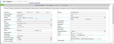 Patagonia EMR Patient demographics