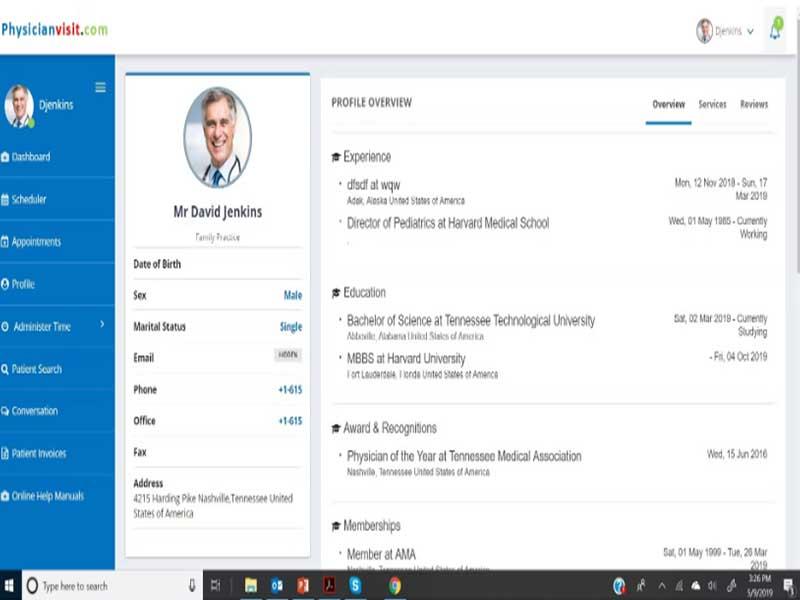 PhysicianVisit Software
