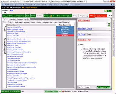 VelociDoc Assessment and plan