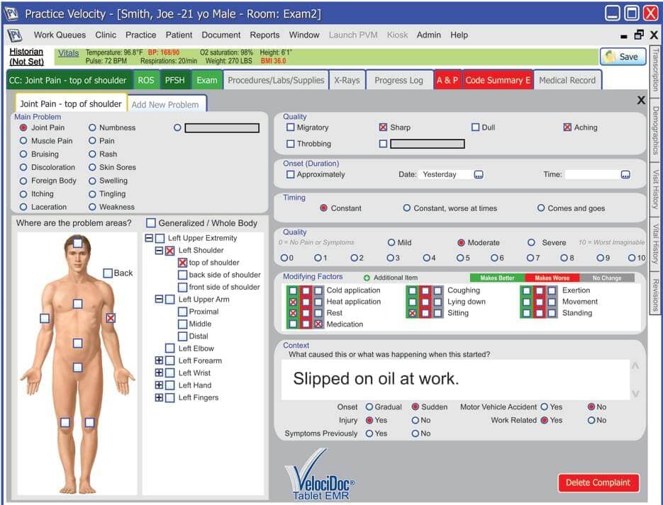 VelociDoc EMR Software