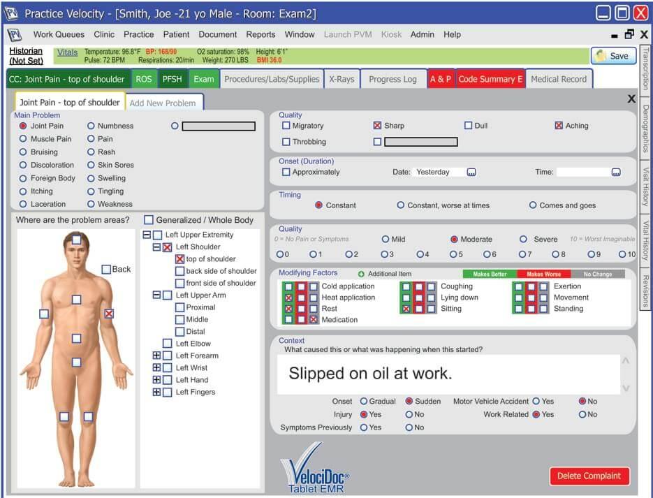 VelociDoc EMR Software