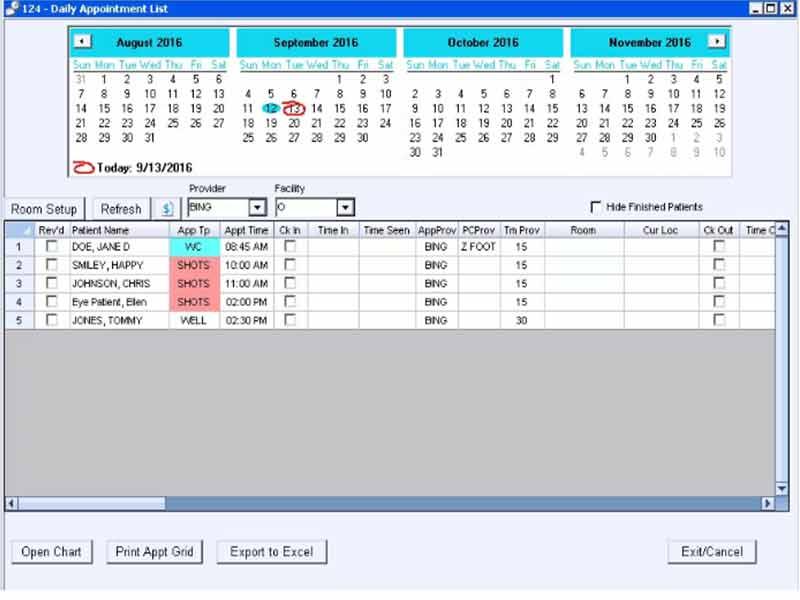 Patient Chart Manager EHR Software
