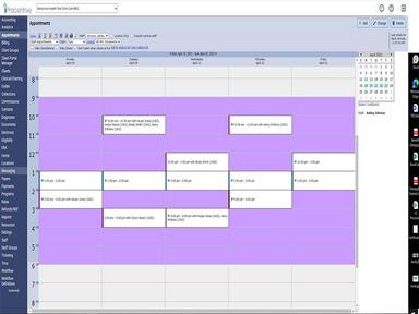 Procentive Appointments Chart