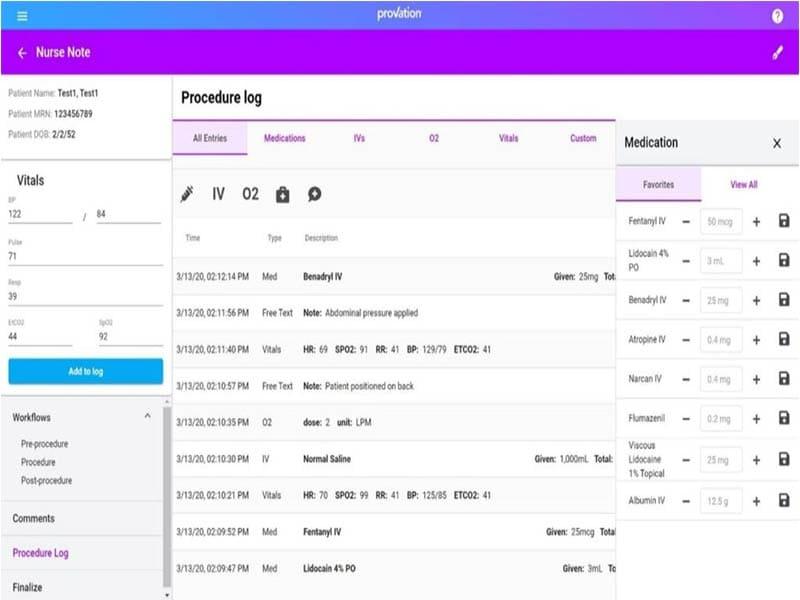 ProvationMD Dashboard
