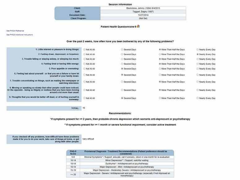 Qualifacts Session information