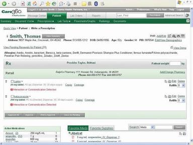 Quest Diagnostics EHR e-Prescription Module