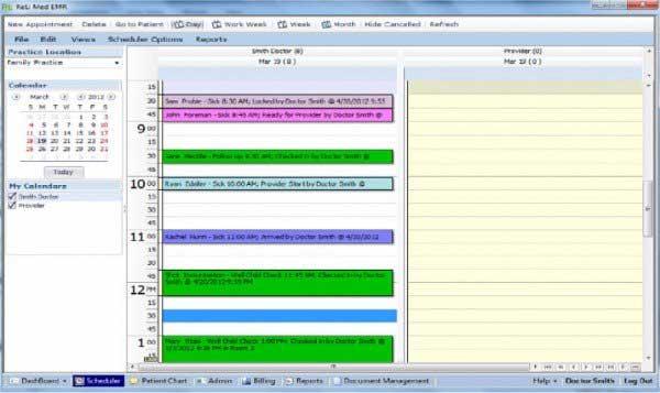 ReLiMed Software - Schedule