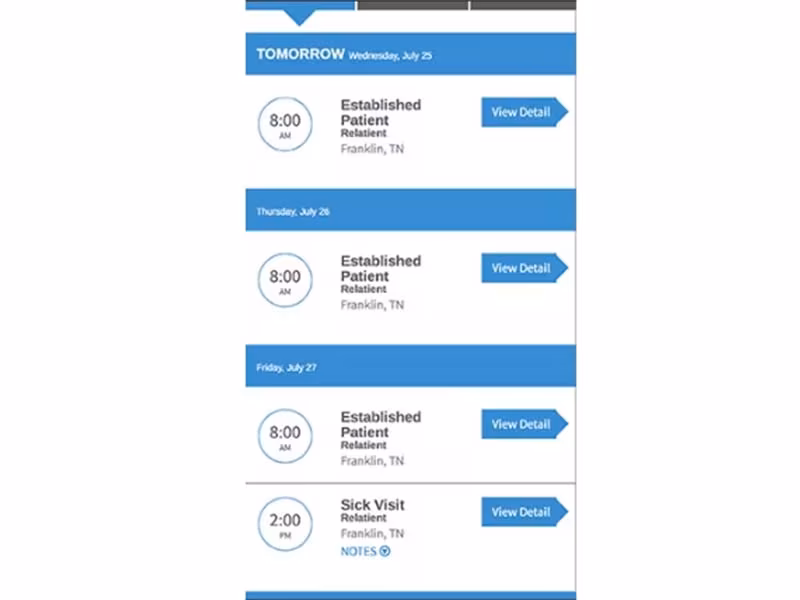 Relatient Appointment Acheduling