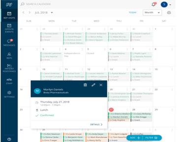 RxVantage Monthly Calendar