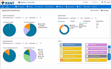 RXNT Billing dashboard