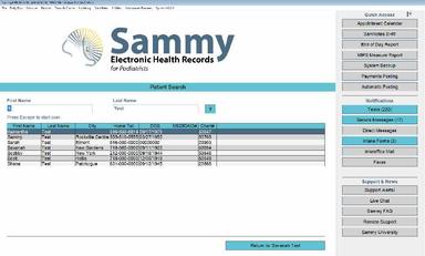 Sammy Patient Search