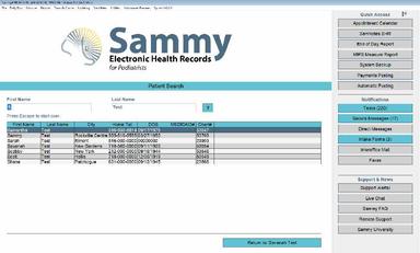 Sammy EHR Patient Search