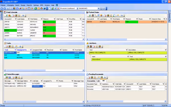 SequelMED Daily Scheduler