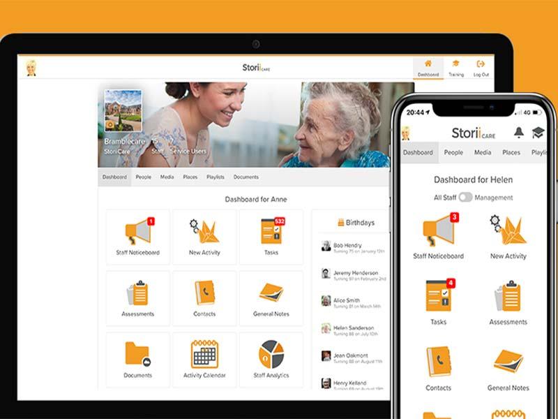 Storiicare Dashboard