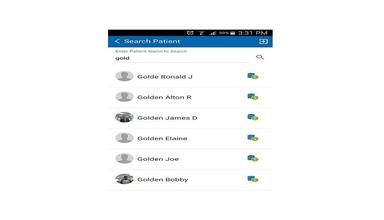 StreamLine MD Search patient