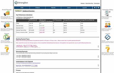 StrongBox Dashboard