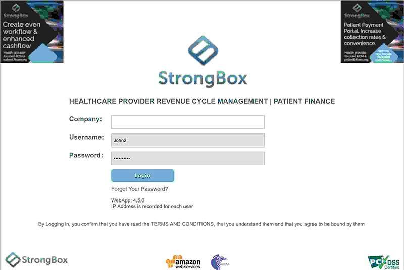 StrongBox RCM & Patient Finance Software