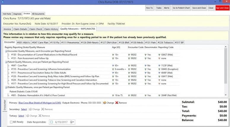 TRAKnet Invoice