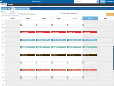 TalkEHR - Weekly Schedule