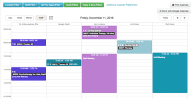 TheraNest Calendar