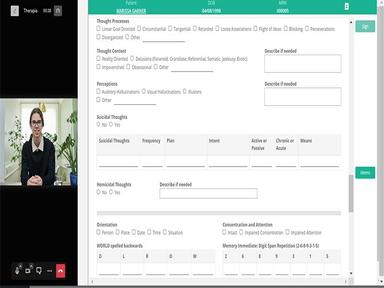 Therapia EHR Patient Overview