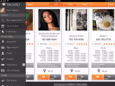 Vagaro Listed Services